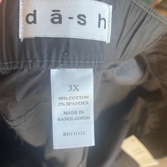 Dash Cargo Short adjustable leg ties charcoal gray comfee flex knit waist 3X - Picture 16 of 17